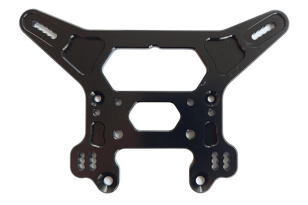 Team Associated RC8T3.2 Rear Shock Tower, Black Aluminum