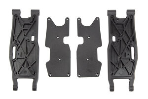 Team Associated RC8T3.2 Factory Team Rear Susp Arms, Heavy Duty