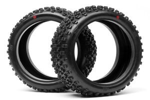 HPI Racing Proto Tire (Red 1/8 Buggy)