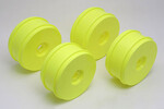 Team Associated RC8 83mm Wheels, Yellow (4)