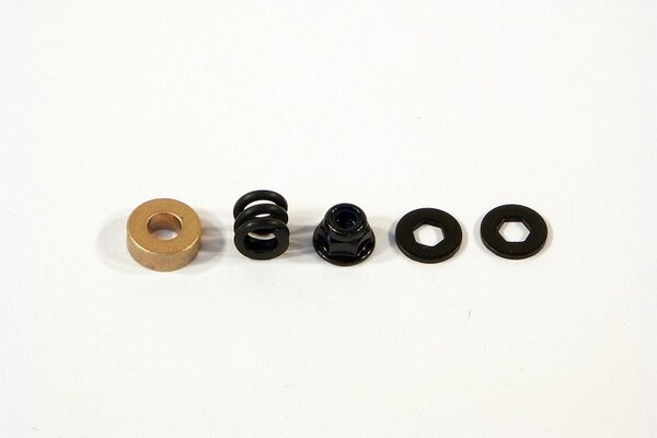 HPI Racing Spring 4.9X8X7mm With Washer (4.3X10X1.0mm Hex Hole/Black)