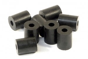 HPI Racing Rubber Tube 3X8X10mm (Black/8pcs)(Bump Stop) Savage