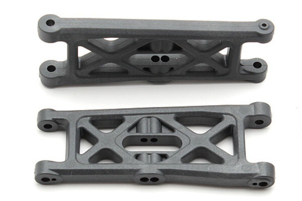 Team Associated Front Suspension Arms, Flat, Hard