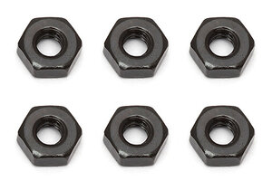 Team Associated M3 Nut (Black)