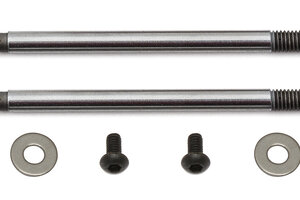 Team Associated FT 3X23 Shock Shaft V2, Chrome