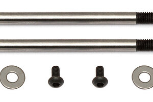 Team Associated FT 3 x 27.5 SHOCK SHAFT (V2), CHROME FOR #91577 & #91578