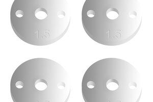 Team Associated Factory Team 12mm Pistons V2, 2x1.5mm, Flat