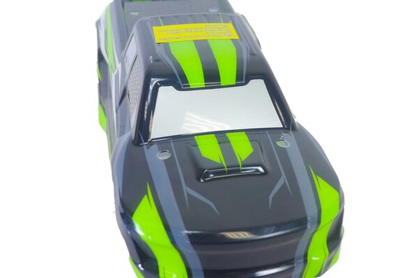 Blackzon Truck Body (Black/Green); Slyder