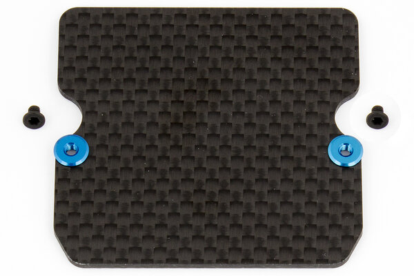 Team Associated Factory Team Graphite Servo Plate for B6.1, B6.1D, SC6.1