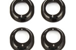 Team Associated Aluminum Differential Height Inserts, for B6.1, Black