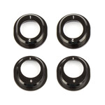 Team Associated Aluminum Differential Height Inserts, for B6.1, Black
