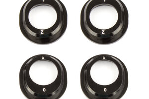 Team Associated Aluminum Differential Height Inserts, for B6.1, Black Team Associated Aluminum Differential Height Inserts, for B6.1, Black