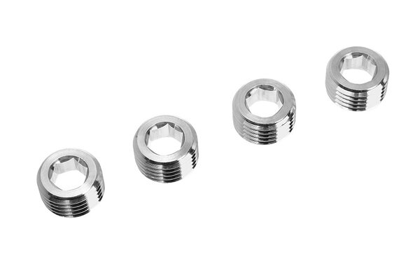 Corally (Team Corally) Aluminum Adjusting Nut - M10x1 - 4 pcs