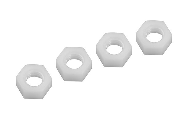 Corally (Team Corally) Nylon Nut M6 - 4 pcs