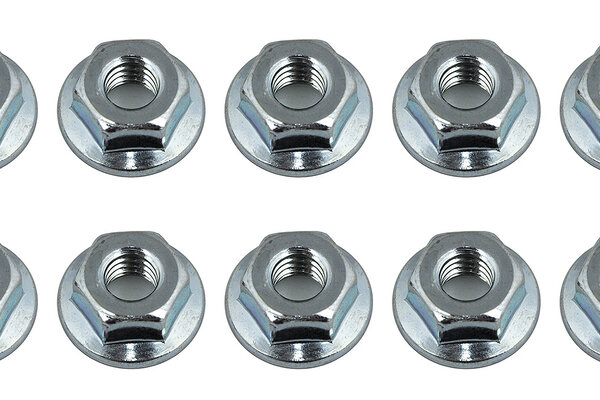 Team Associated ASC91826 Nuts, M4 Serrated Wheel Nuts