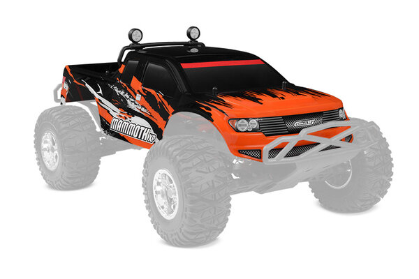 Corally (Team Corally) Polycarbonate Body - Printed, Trimmed : Mammoth XP