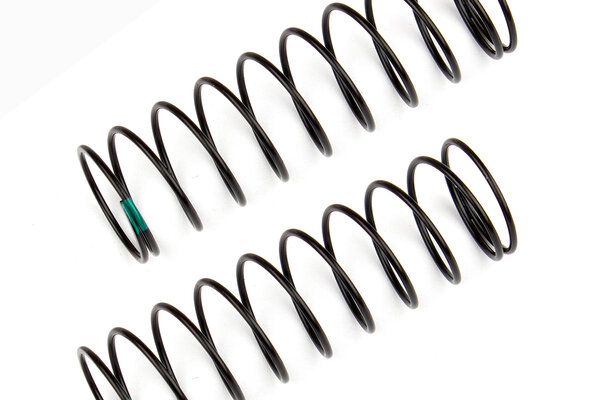 Team Associated Rear Shock Springs, green, 1.80 lb/in, L61mm