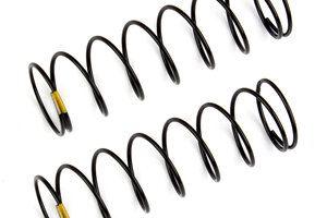 Team Associated Rear Shock Springs, yellow, 2.30 lb/in, L61mm