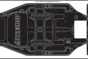 Team Associated RC10B6.2 FT Chassis Protective Sheet, Printed