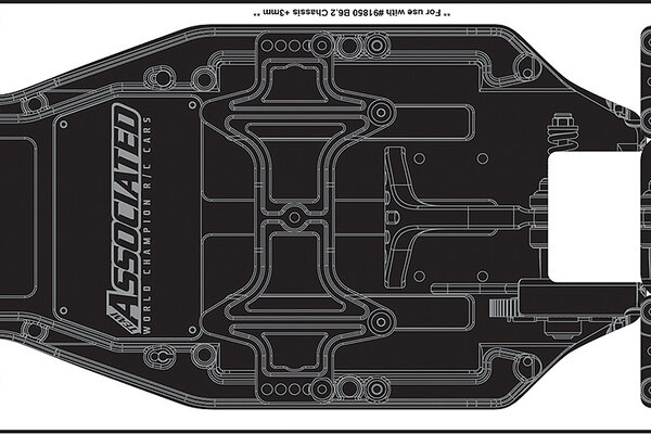 Team Associated RC10B6.2 FT Chassis Protective Sheet, Printed