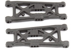 Team Associated RC10B6 Factory Team Front Suspension Arms, Flat, Carbon