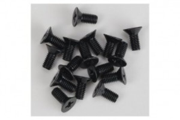 DHK Hobby Flathead Screw (2.6x6mm) (16)
