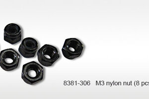 DHK Hobby M3 Nylon Nut (8) DHK Hobby M3 Nylon Nut (8)