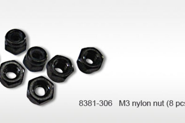 DHK Hobby M3 Nylon Nut (8)
