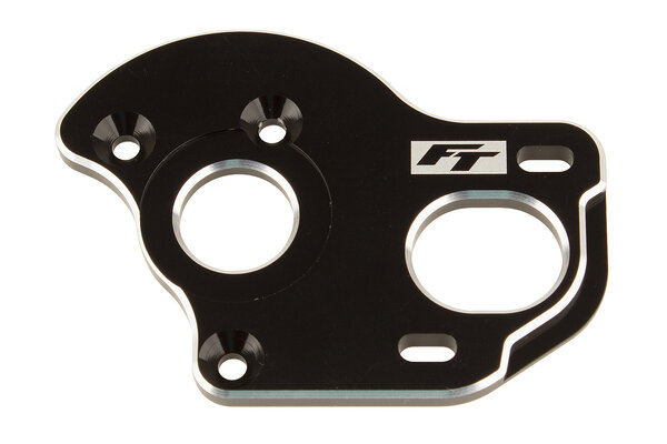 Team Associated RC10B6.1 Factory Team Laydown/ Layback Motor Plate 3.5mm, Blk