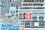 Team Associated AE Branding Decal Sheet