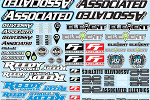 Team Associated AE Branding Decal Sheet