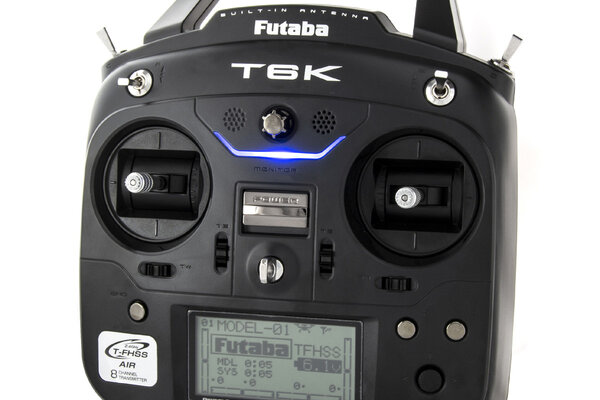 Futaba T6K H 2.4GHz T-FHSS Heli Spec Radio System w/R3006SB