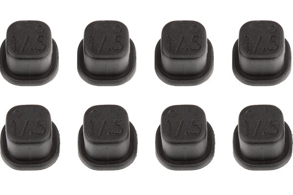 Team Associated RC10B6 Arm Mount Inserts, 1/0.5, for RC10B6 Series