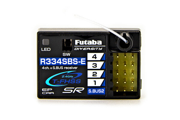 Futaba R334SBS-E Super Response T-FHSS 4-Channel Receiver