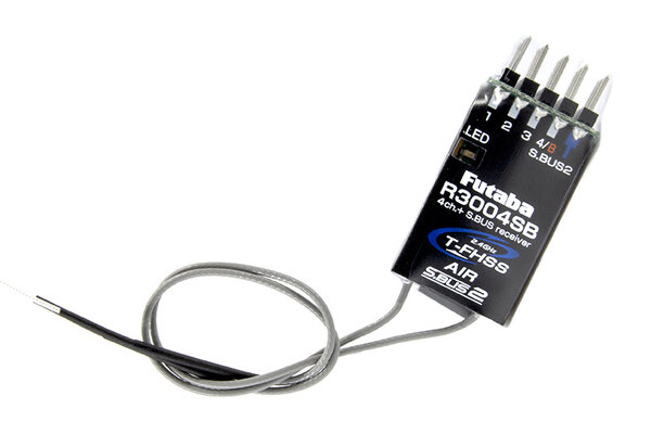 Futaba R3004SB T-FHSS Air Telemetry System 4-Channel + S.Bus Recei