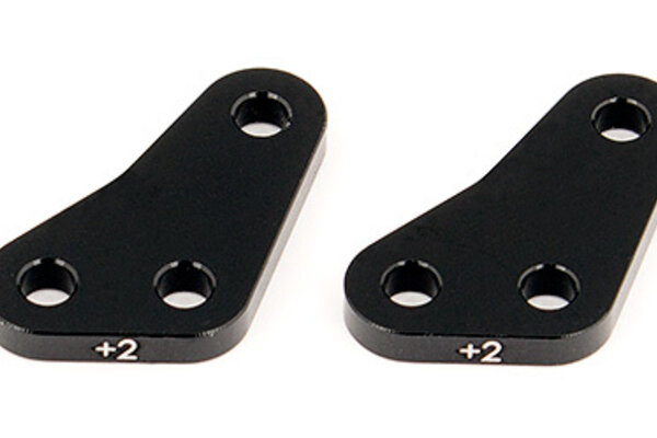 Team Associated B64 Factory Team Aluminum Steering Block Arms +2 Degree