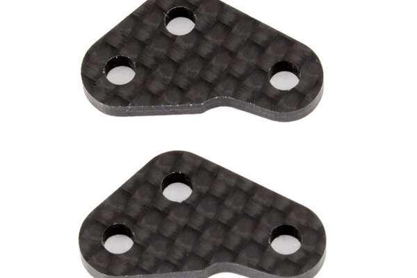 Team Associated Factory Team V2 Steering Arms, for B64, Graphite