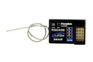 Futaba R304SB 2.4GHz T-FHSS 4-Channel Telemetry Enabled Receiver