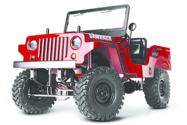 Gmade Sawback Crawler Kit, 1/10th Scale, 4WD w/Steel Frame