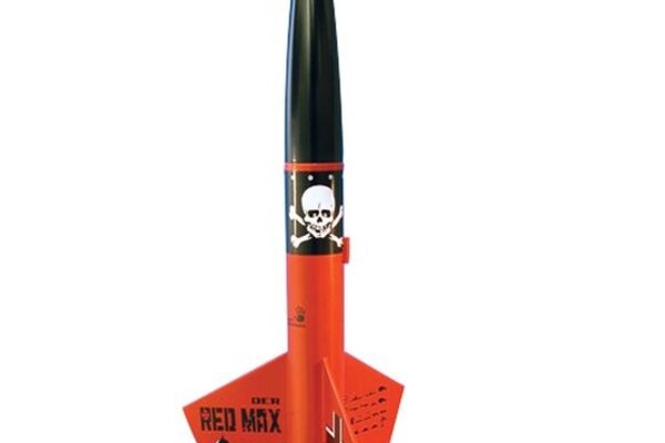 Estes Rockets EST0651  Der Red Max Rocket Kit, Skill Level 1