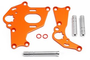 HPI Racing Motor Mount Set (Left/Right/Orange) Sprint 2