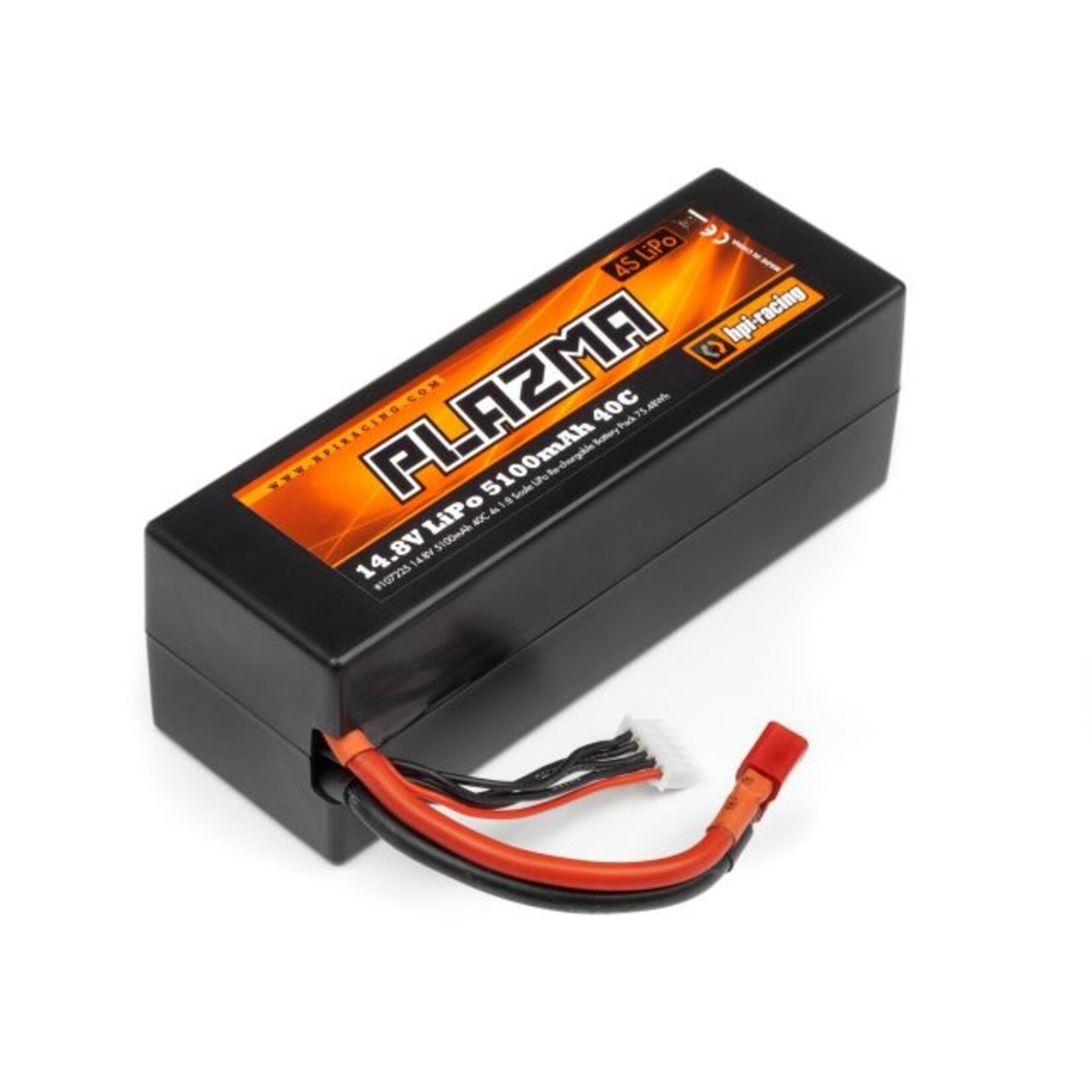 HPI Racing Plazma 14.8V 5100Mah 40C Lipo Battery Pack 75.48Wh