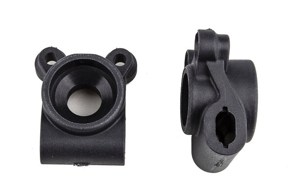Team Associated RC10B74.1 Factory Team Rear Hubs, Carbon