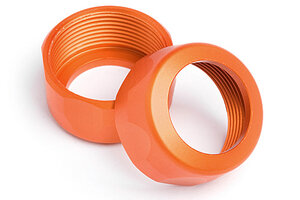 HPI Racing Shock Cap 20X12mm (Orange/2pcs) Baja 5T/SS