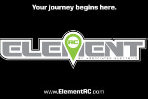 Team Associated Element RC Vinyl Banner, 20x12