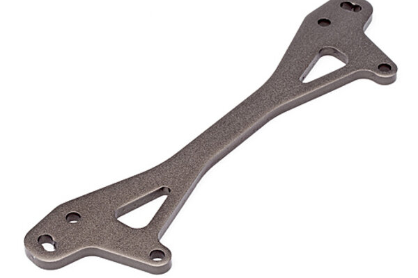 HPI Racing Rear Shock Mount Plate A (Gunmetal/+12mm) Baja 5