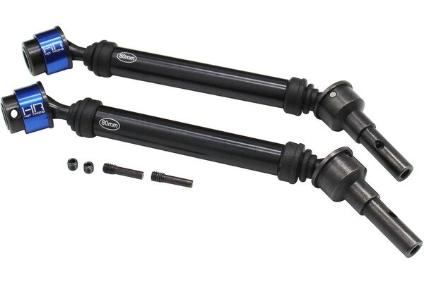 Hot Racing Steel & Aluminum HD CVD Spline Axles, for Traxxas E-Revo 2.0