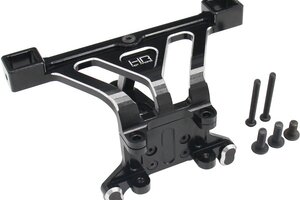 Hot Racing Aluminum Front Body Mount, for Traxxas E-Revo 2 (Black)