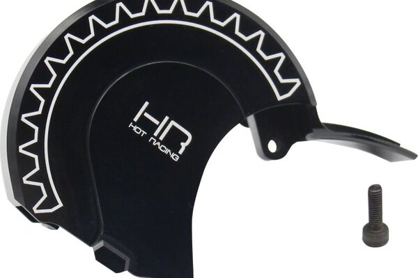 Hot Racing Aluminum Transmission Spur Gea Cover, for Traxxas E-Revo 2