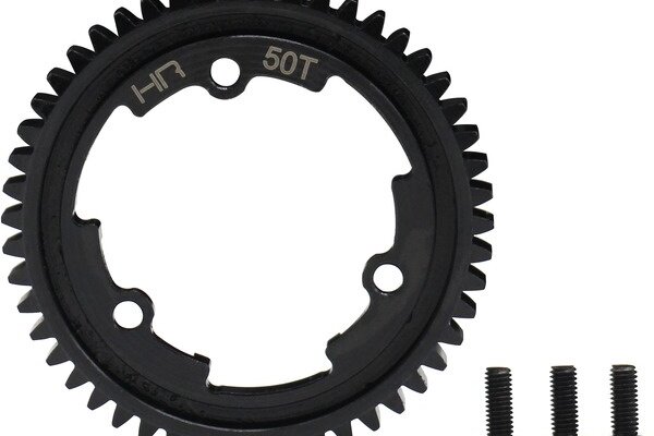 Hot Racing HRAERVT50M01  50 Tooth 1 Steel Spur Gear, for E Revo 2, X-Maxx & XO-1